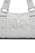 DEINET LOGO DUFFLE MINI BAG IN GREY