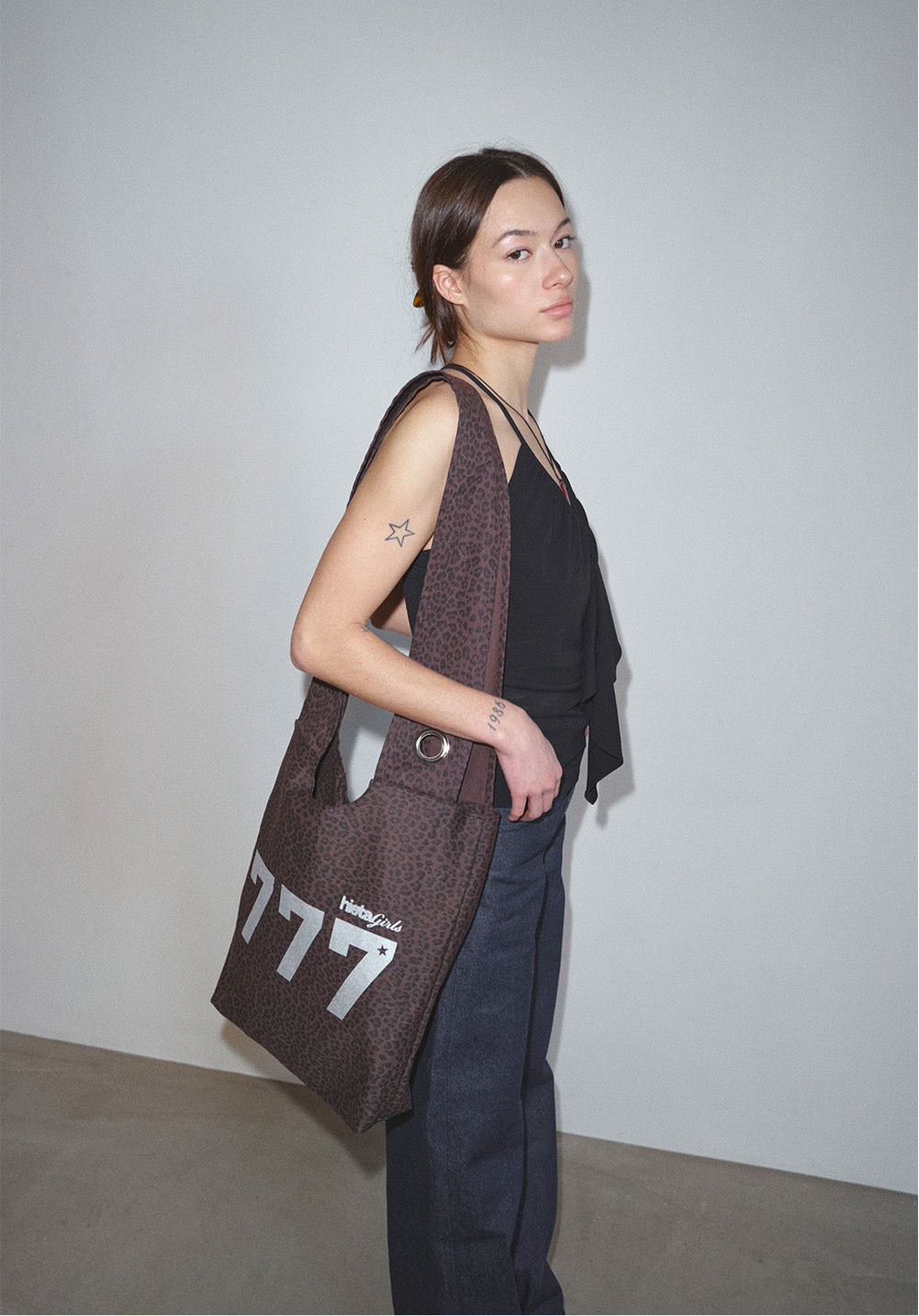 HIETA 777ANGELS BAG / BROWN LEOPARD