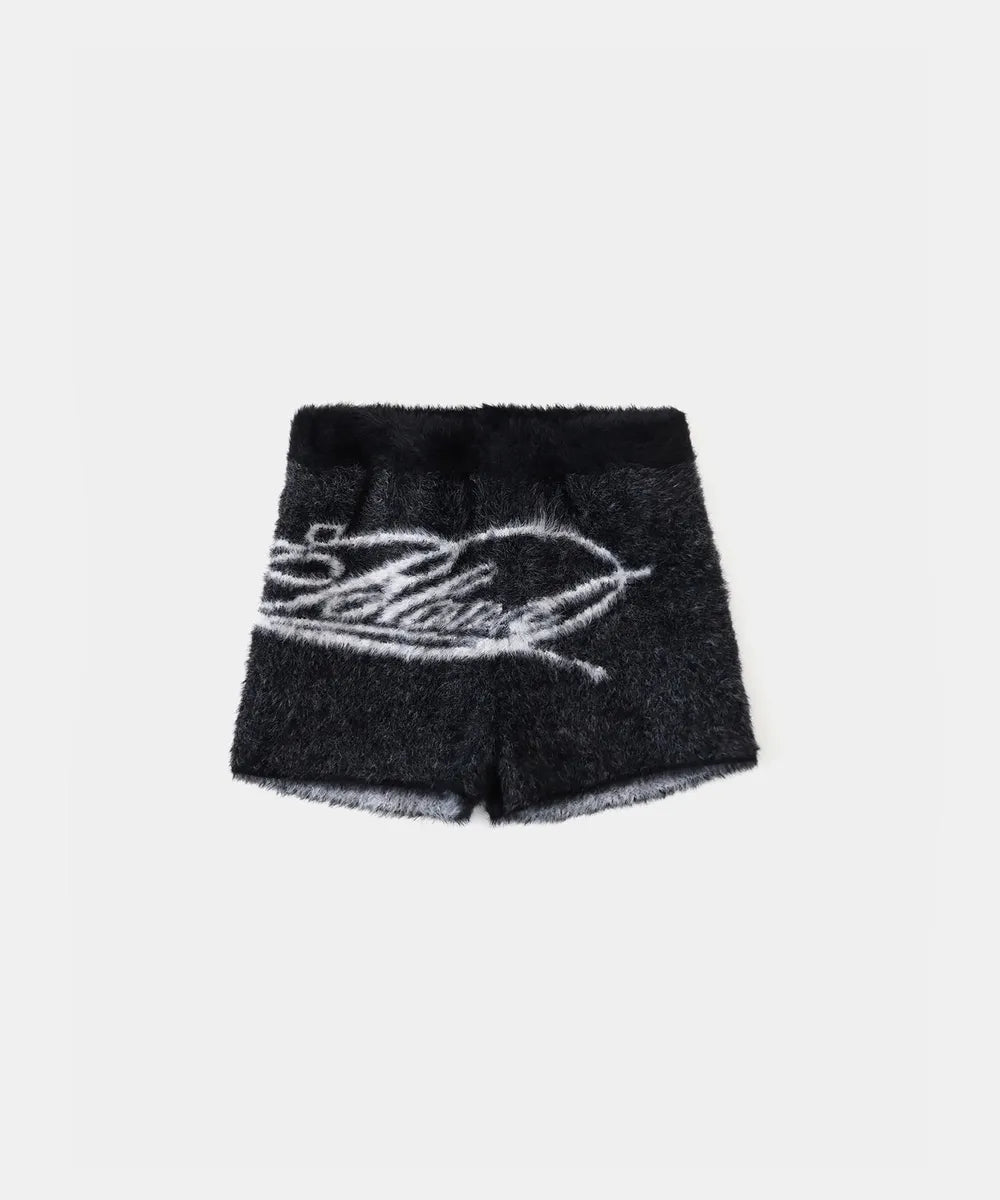 Dark Classic MYM Mohair Boy Shorts - Black