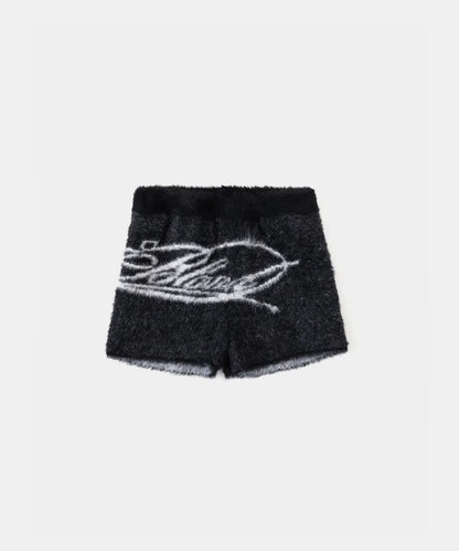 Dark Classic MYM Mohair Boy Shorts - Black