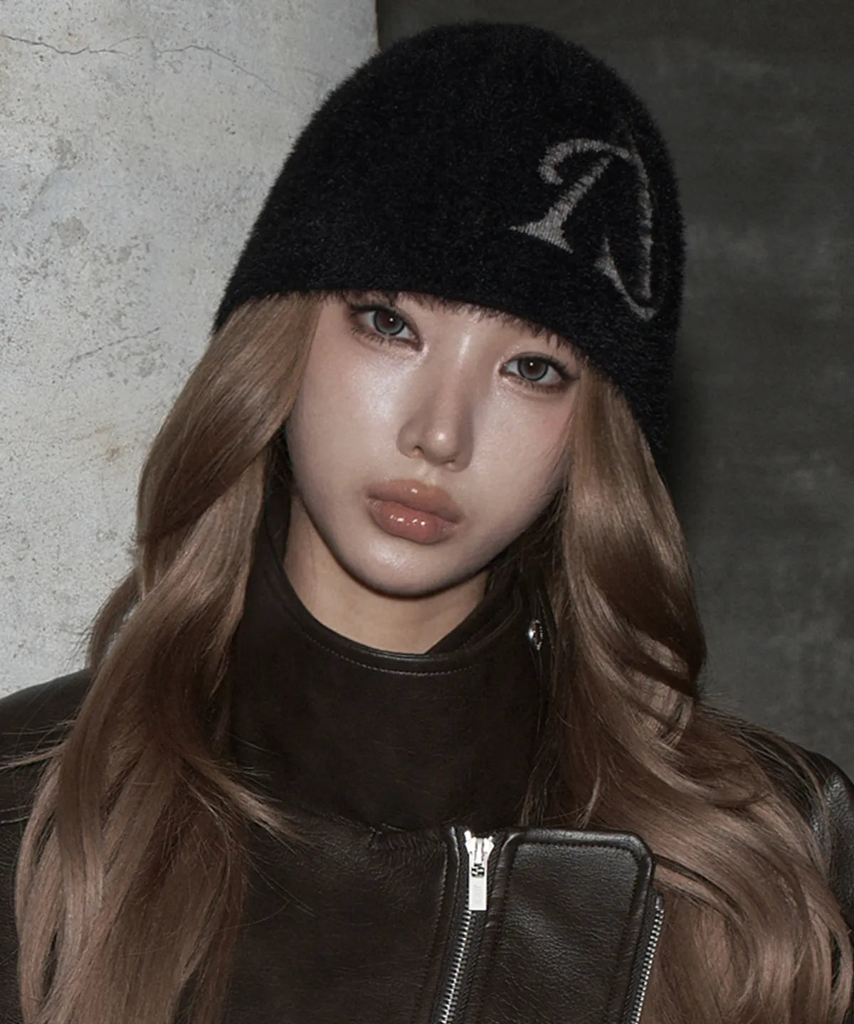 [asur] Hairy Basic Knit Beanie - 3colors