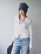 ason SALT ZIP-UP / WHITE