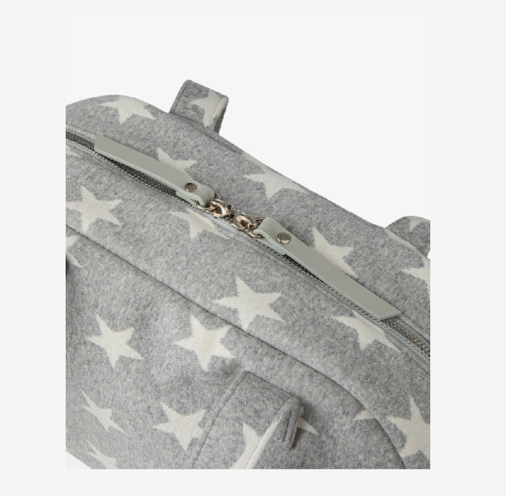 aeae EMBROIDERY TOTE BAG [STAR GREY]