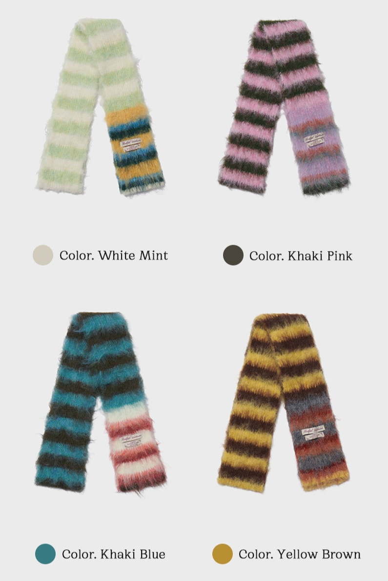 Rockfish Stripe Shaggy Muffler / 8 colors