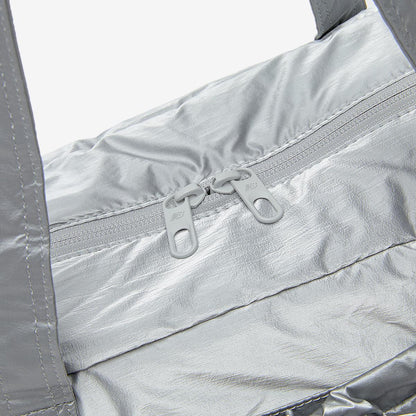 NB New Balance Glossy Ribbon Duffle Bag / Silver