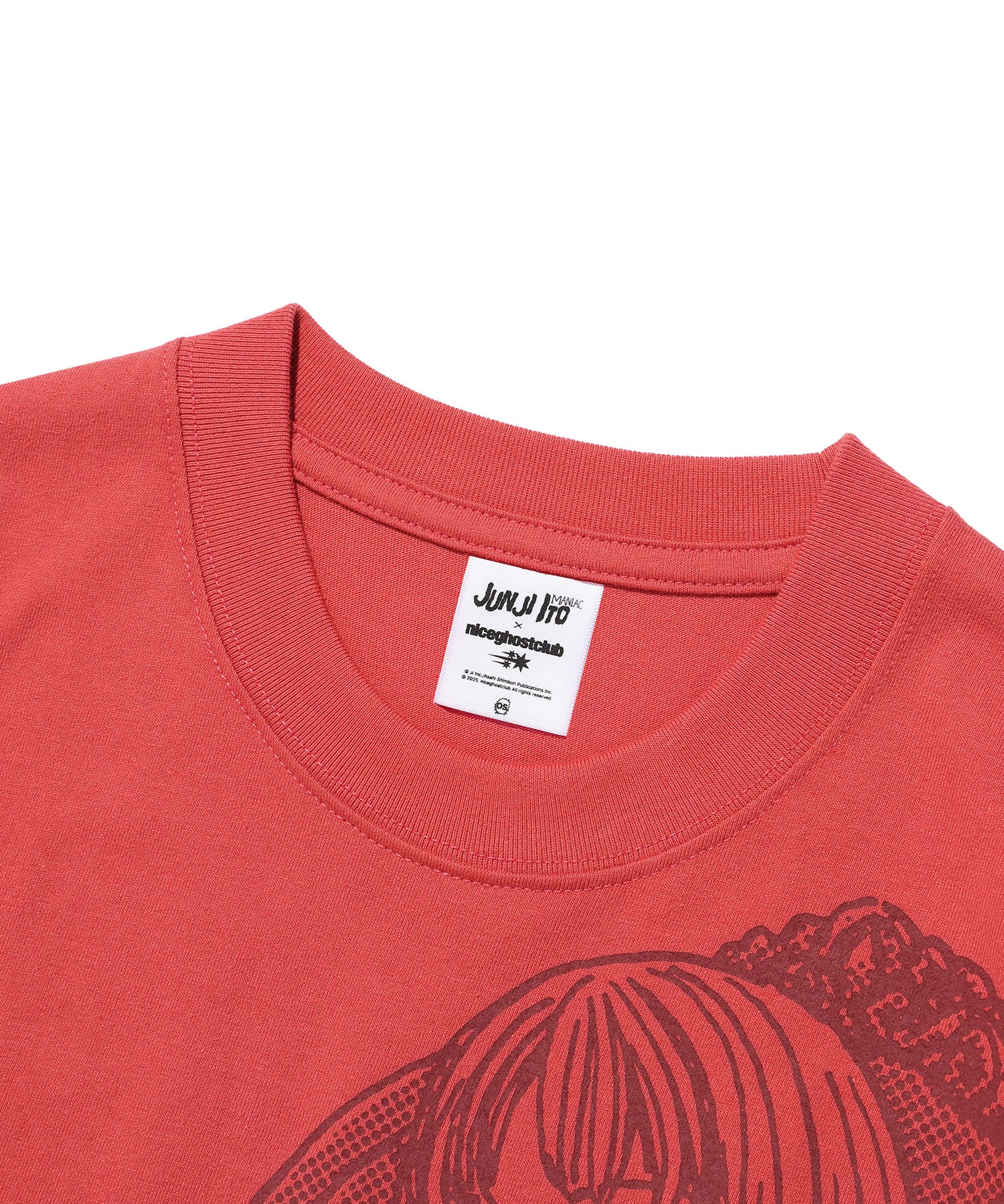 niceghostclub junji ito maniac tomie mini tee [coral]