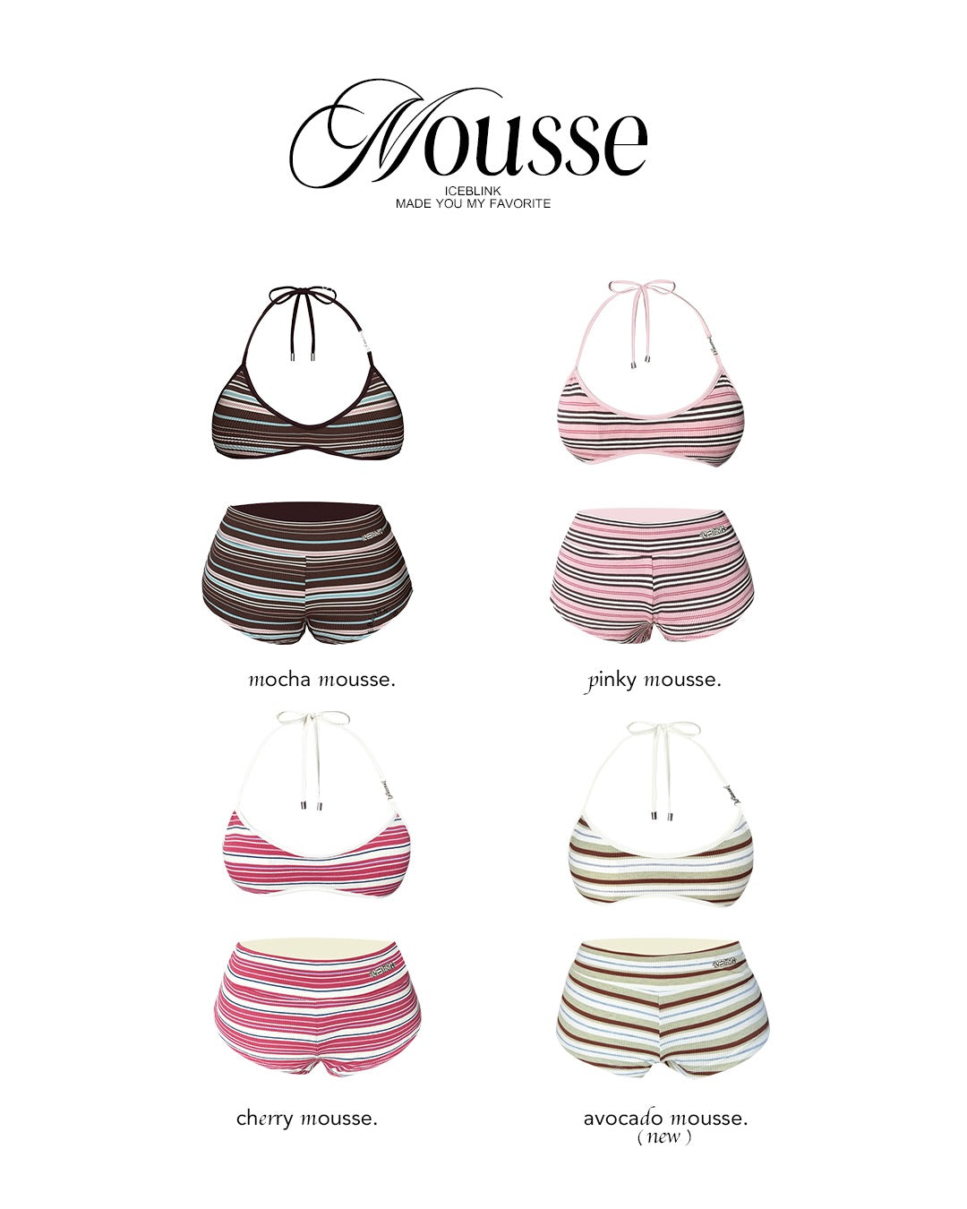 iceblink Advocado Mousse Bikini Set