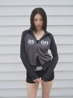 ason SALT ZIP-UP / CHARCOAL