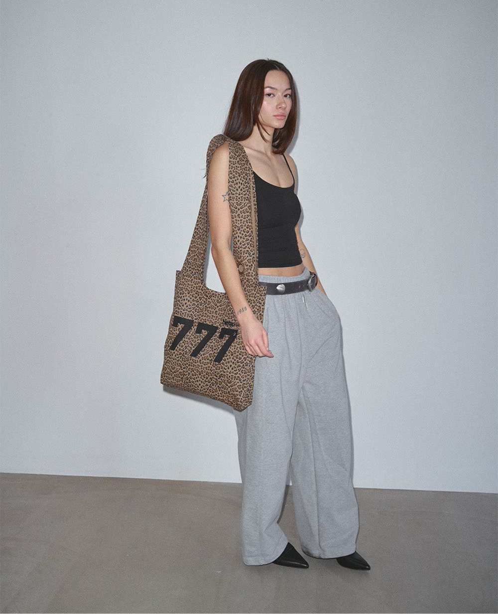 HIETA 777ANGELS BAG / BEIGE LEOPARD