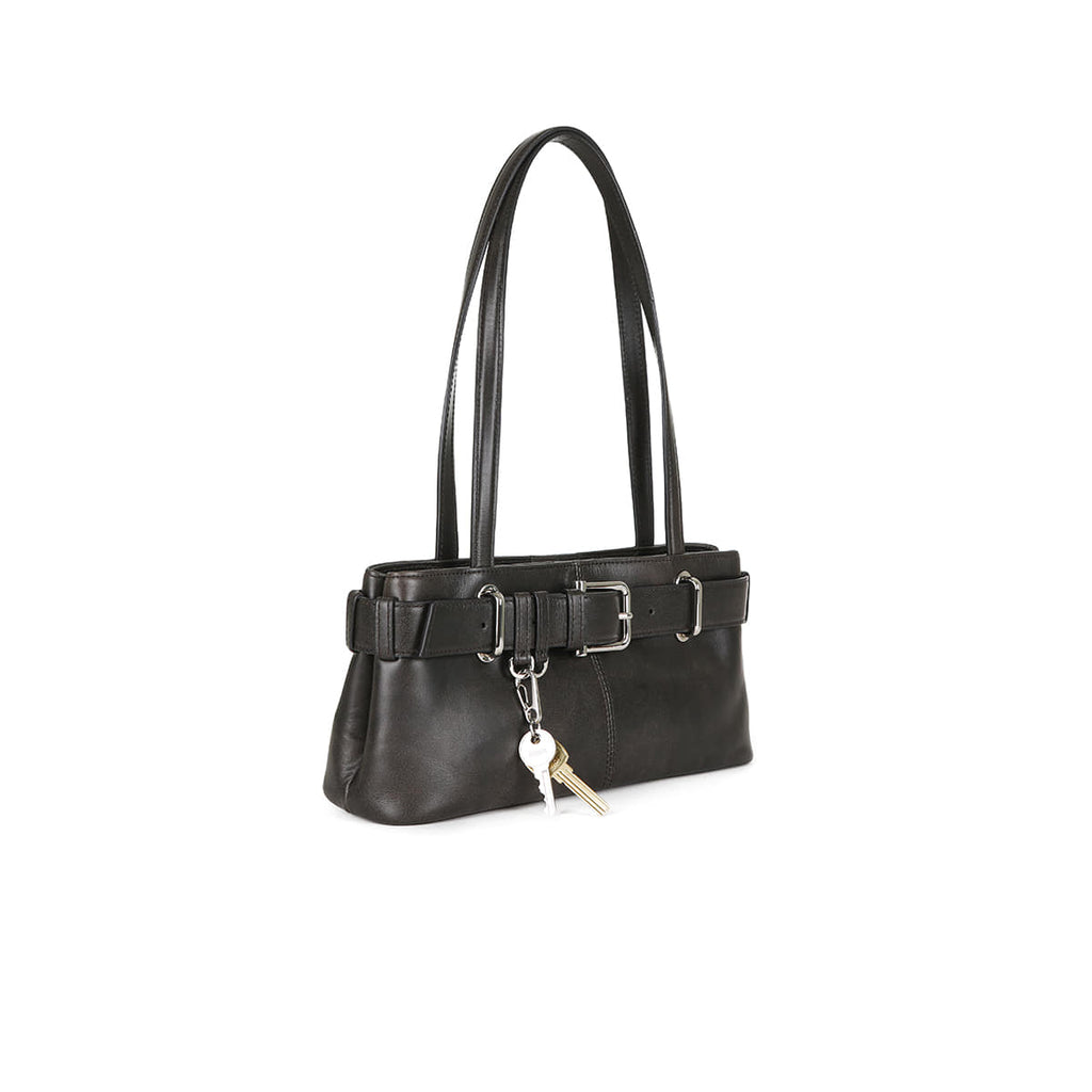 OSOI SHOULDER BROCLE MINI / STAIN BROWN