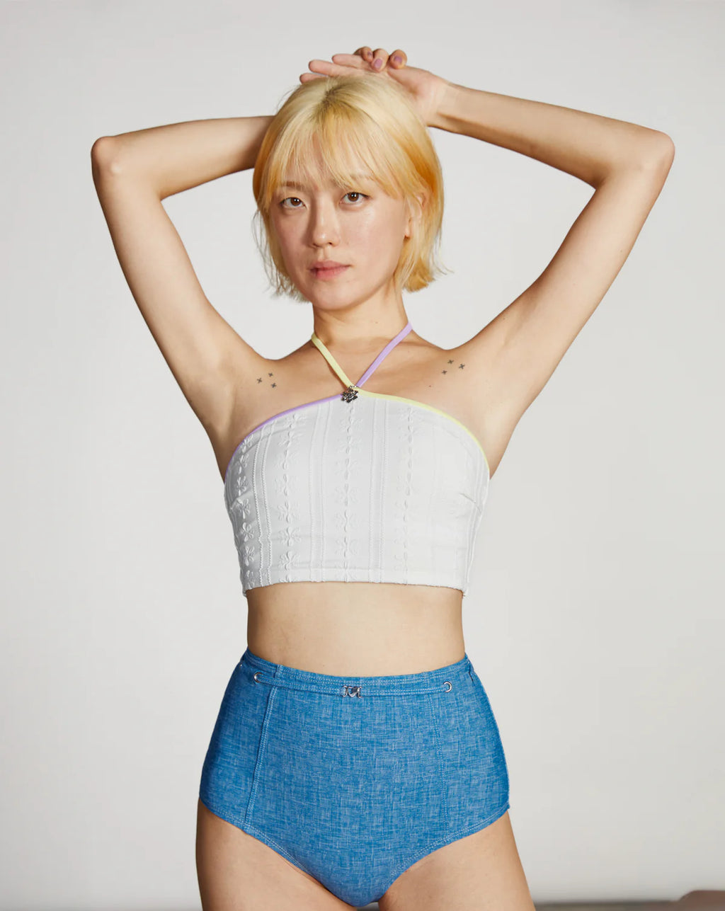 APRILPOOLDAY MAGGIE HALTER TOP SET