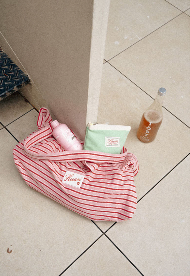 Heeari Poolside Daily Beach Big Bag - Pink Stripe
