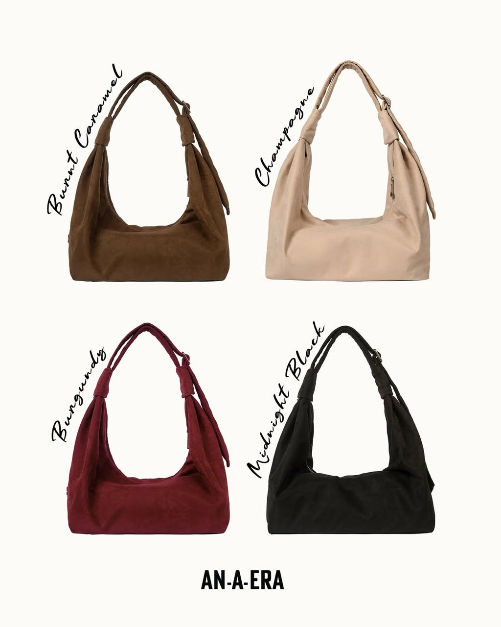 AN-A-ERA Bloom Hobo Bag - 5colors