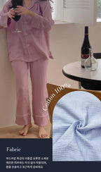 [韓國售出16,000+⭐️] J'eu Seven Days Cotton Pajama Set 7colors