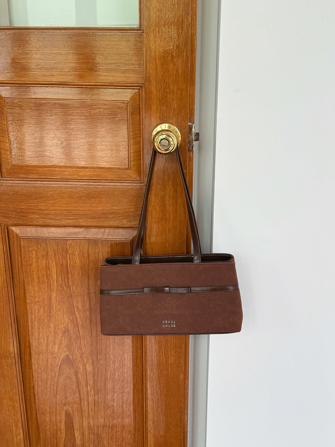 [獨家代理🎀] Daisy Muse Ballerina Shoulder Bag - Brownie