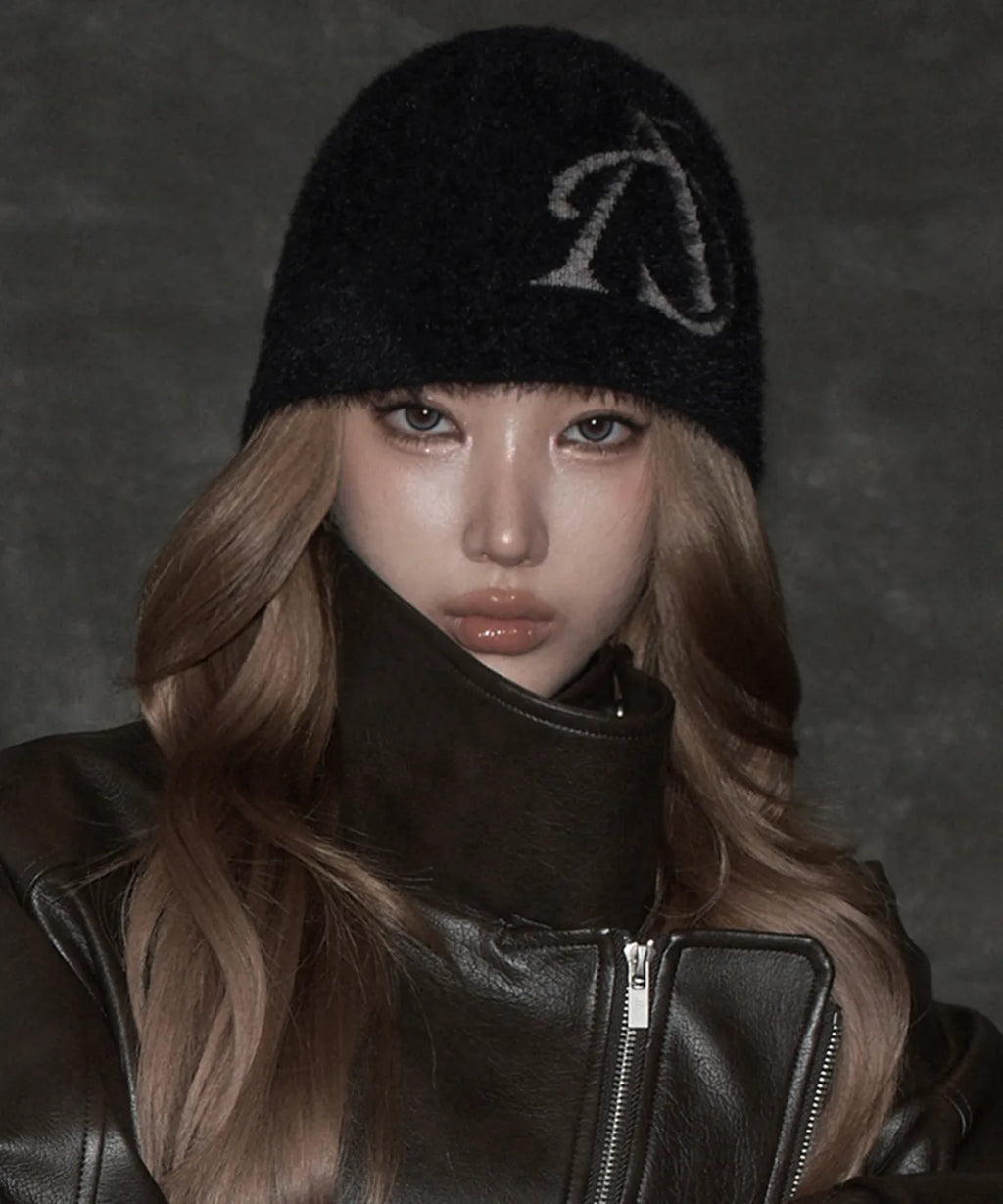[asur] Hairy Basic Knit Beanie - 3colors