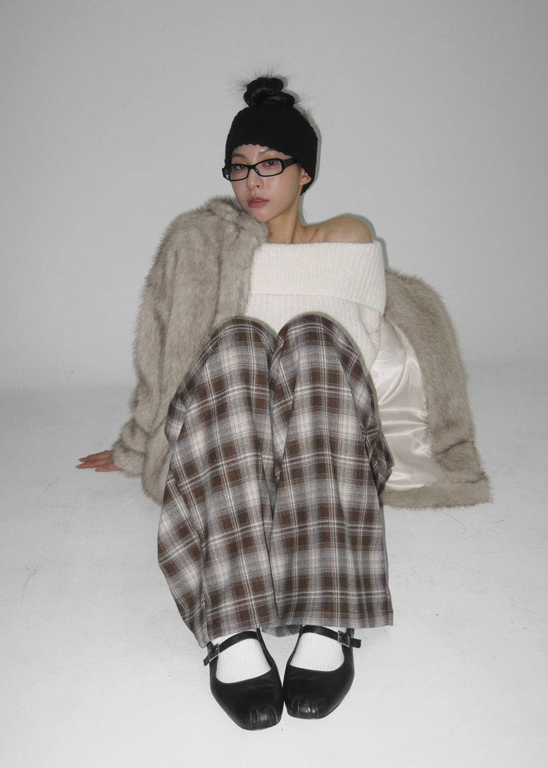 韓國製造 Penner Off-Shoulder Knit (30%wool) / 3colors