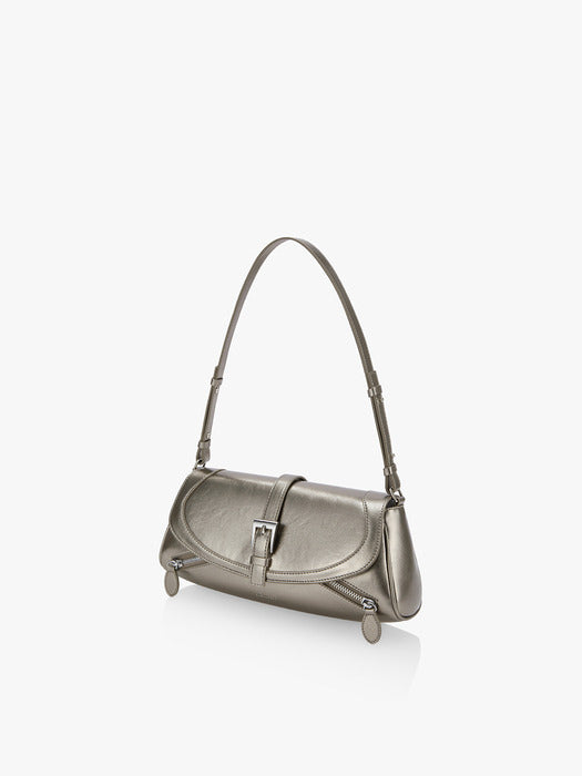 FINDKAPOOR Becky Shoulder Bag Medium / Chrome