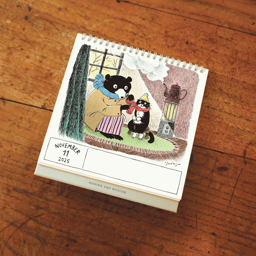 韓國文創 chocolateye 2025 desk calendar (by Yeonju Choi)