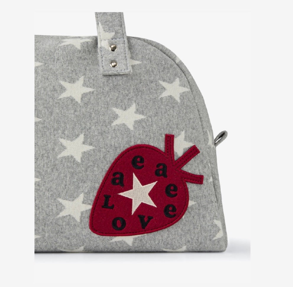 aeae EMBROIDERY TOTE BAG [STAR GREY]