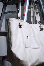 DEPC EYELET LEATHER BAG (VER.2) – BEIGE