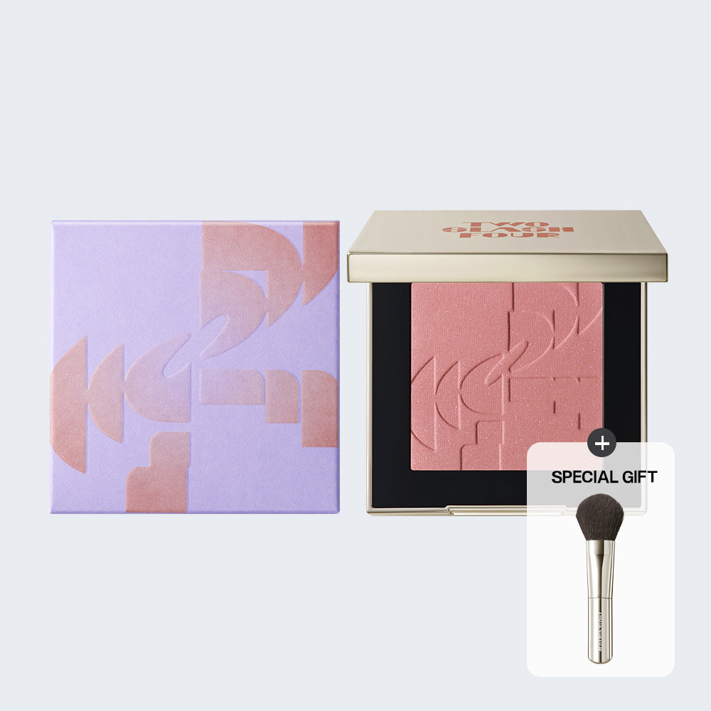 TWO SLASH FOUR All Over Face Blush - 3 PINK COLORS