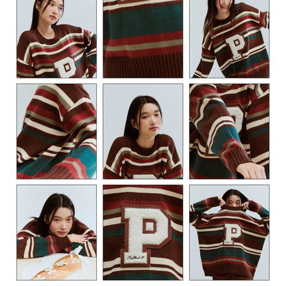 Called.P. Alphabet Rainbow Sweater (自選英文字母✨)