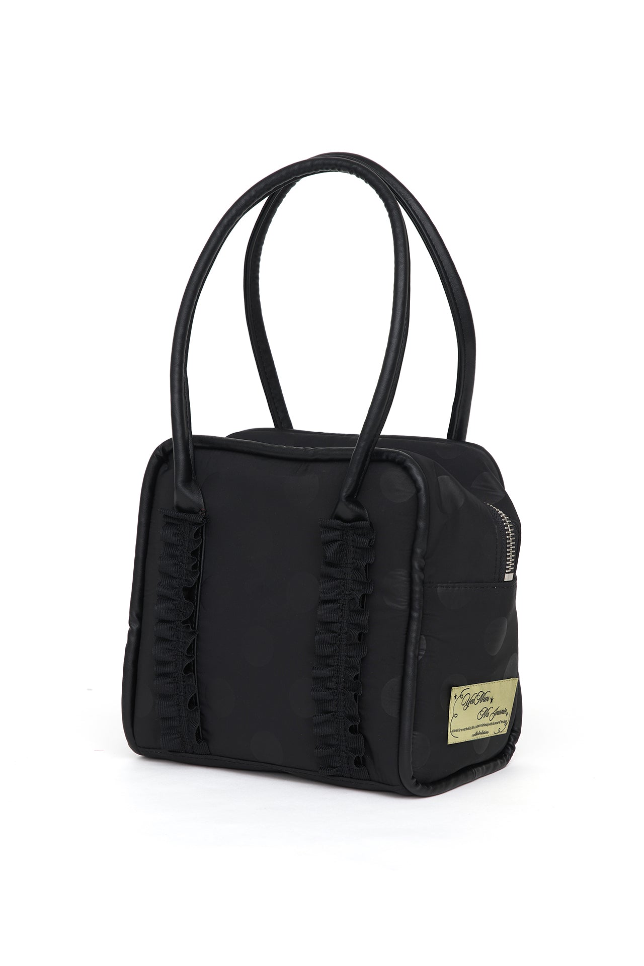 Yeomim mini box bag / black dot