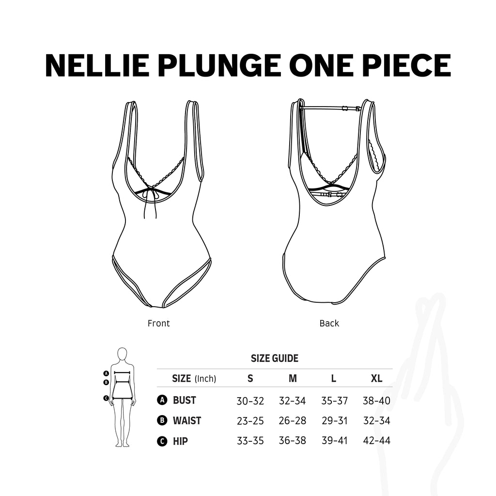 APRILPOOLDAY NELLIE PLUNGE ONE PIECE
