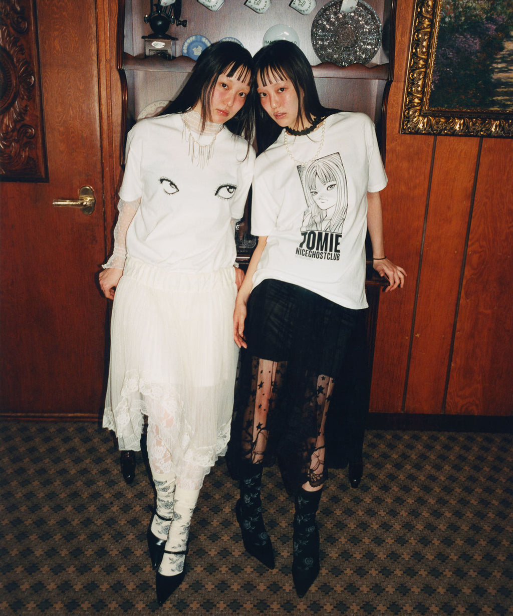 niceghostclub junji ito maniac tomie card wallet [grey]