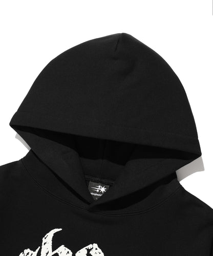 niceghostclub A FALLING CAT HOODIE [BLACK]