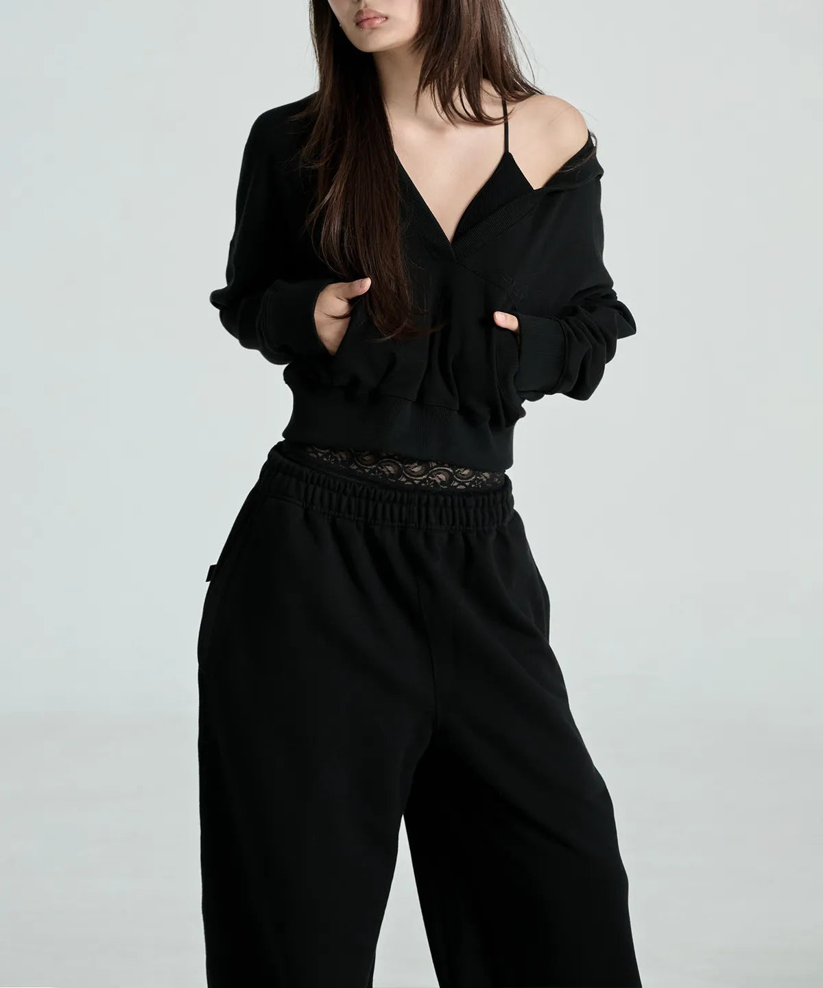 [ODOR] MOLLY V-NECK HOODLE - LOOSE VER_4 COLORS