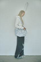 hugyourskin Stardust printed cross bag (Graish blue)