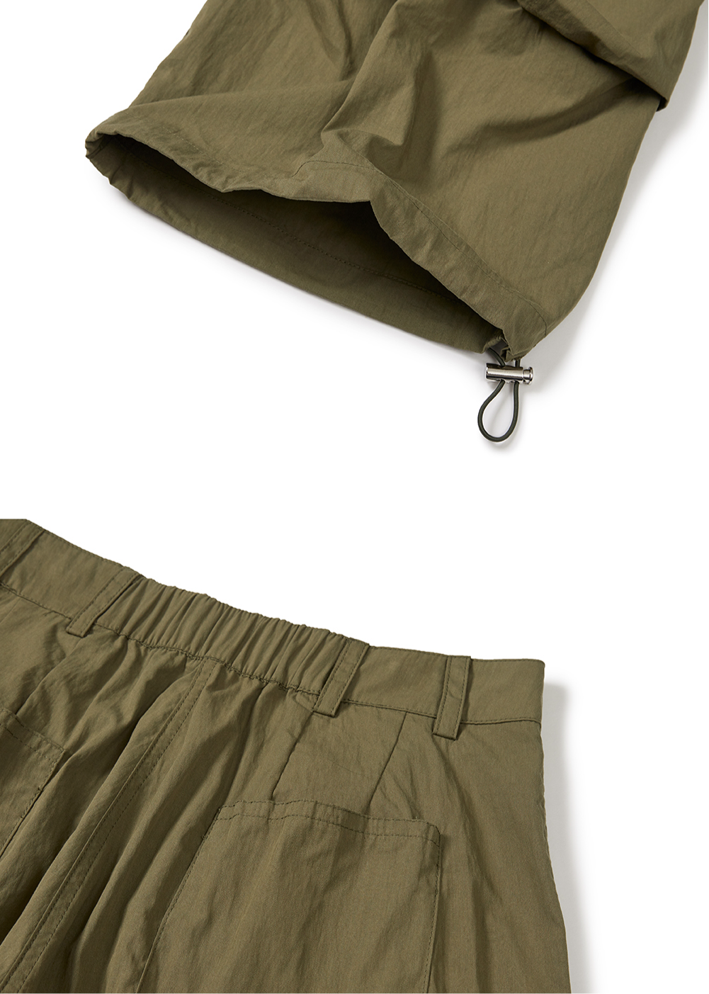 ILLIGO Two-Tuck Pocket Cargo Pants / khaki