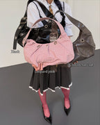 [FOR APPEAL] CARRY LIGHT HOBO BAG_LEOPARD PINK
