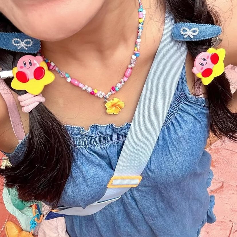 abbie.acc Floral Shine Necklace / 5colors