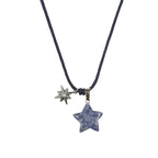 LSC Star Stone Pendant Necklace - Blue
