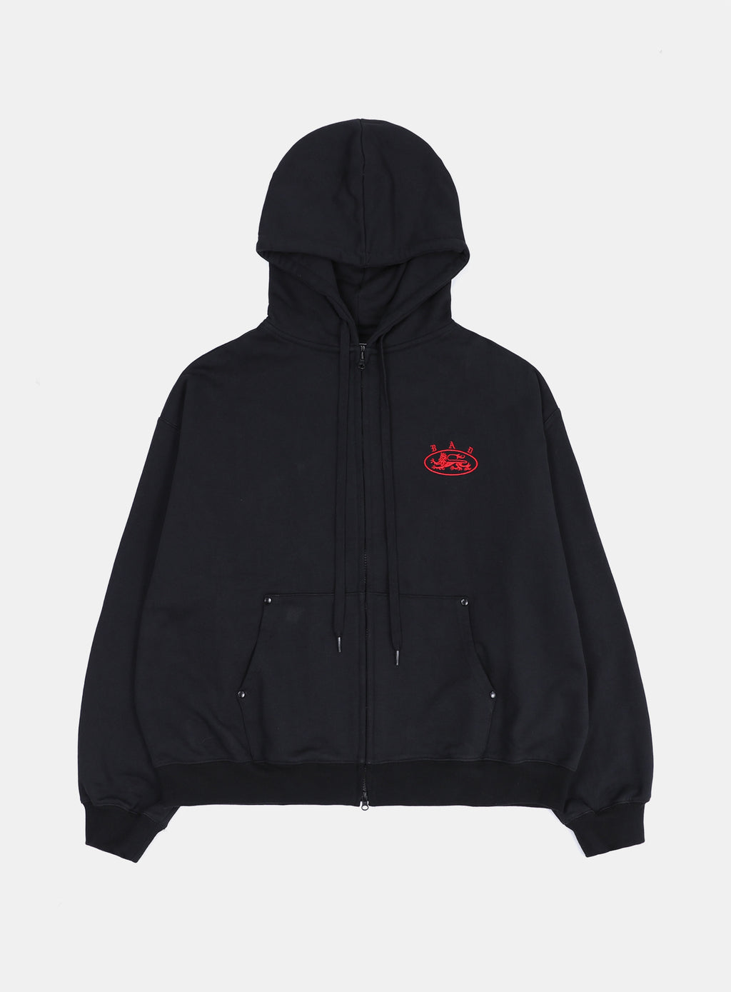 Mystic Capsule Hood Zip Up / Black