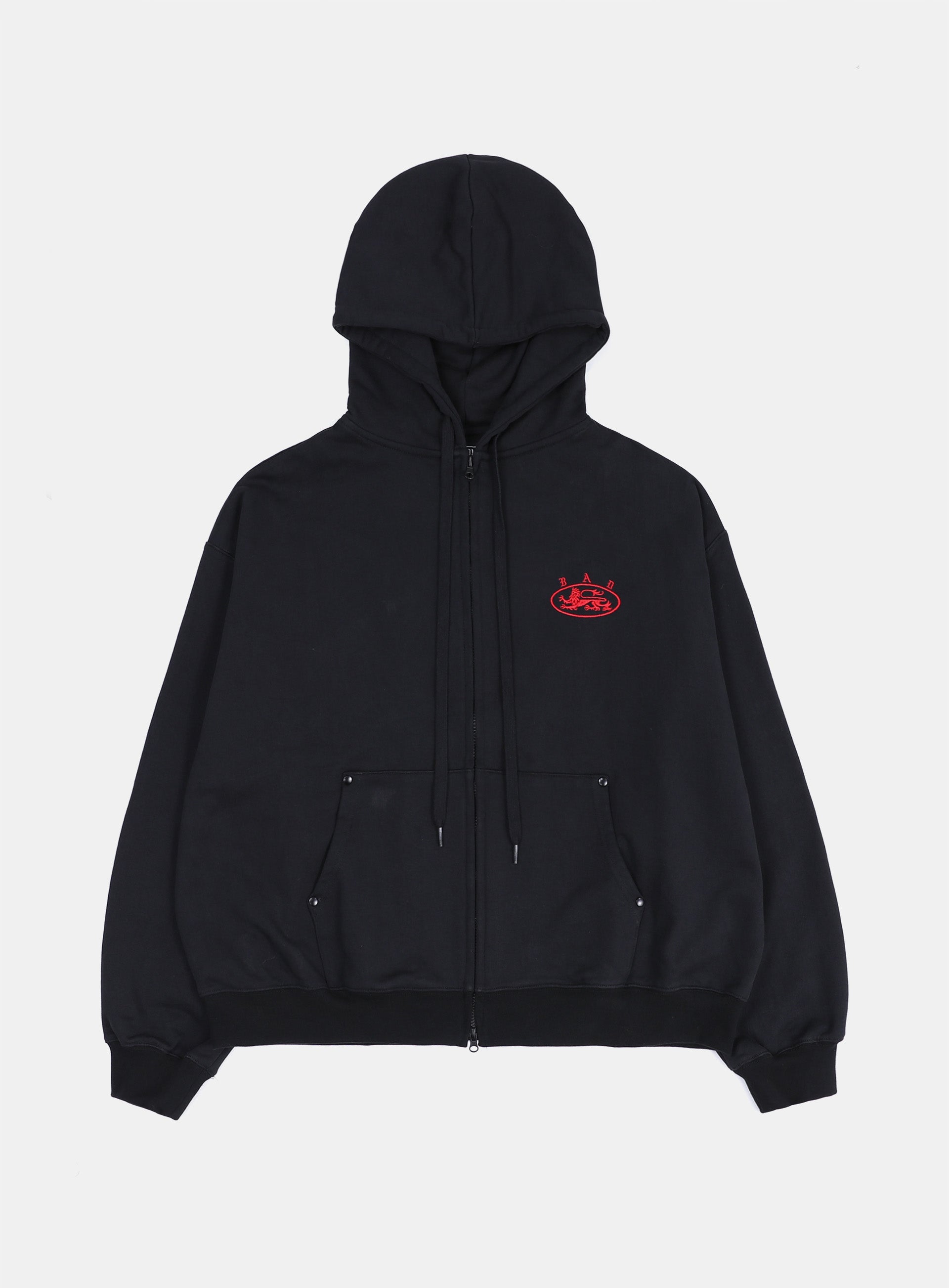 Mystic Capsule Hood Zip Up / Black