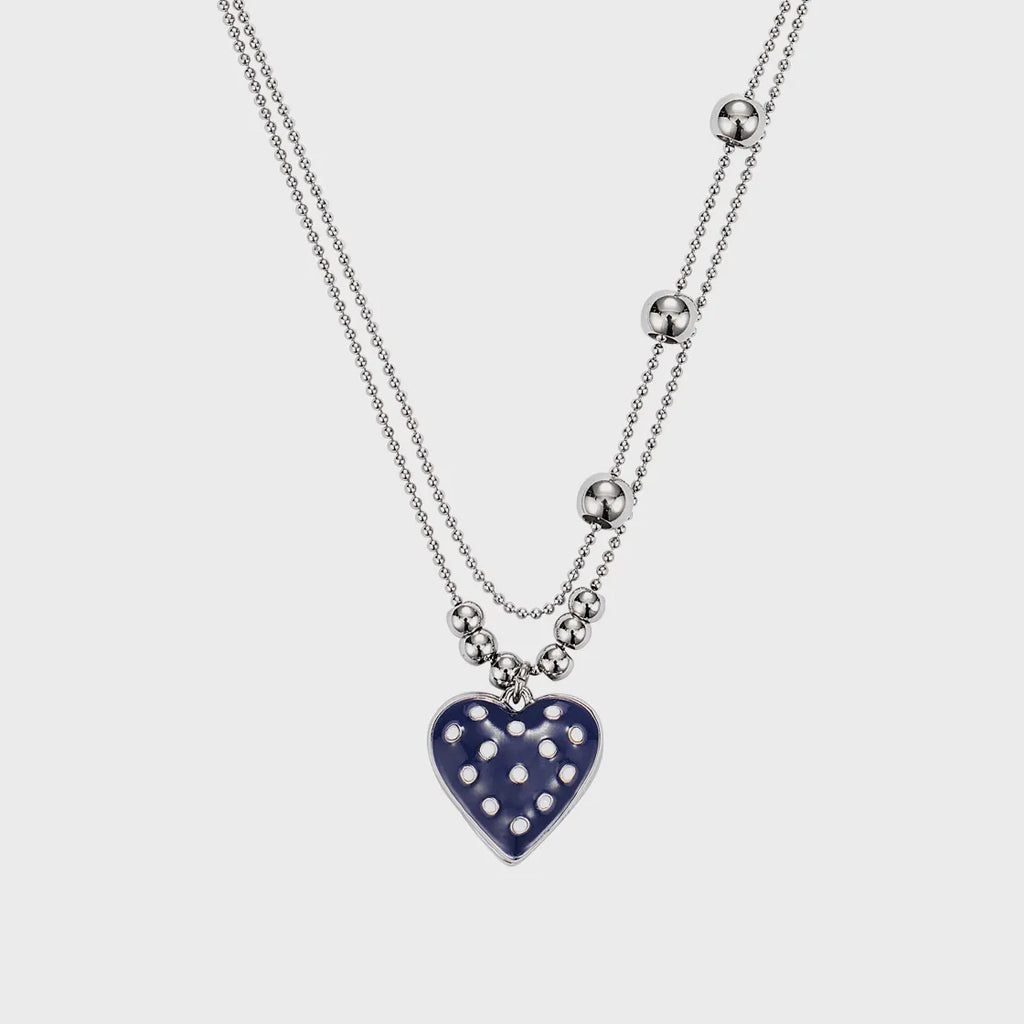 [NFF] Dot Heart Necklace-3colors