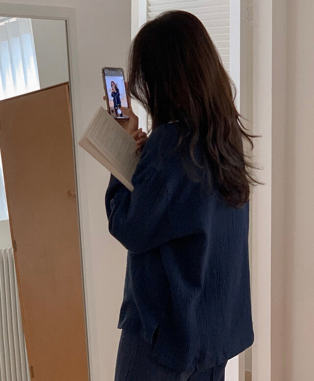 [韓國售出16,000+⭐️] J'eu Seven Days Cotton Pajama Set 7colors