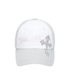 CROSS PATCHED WING BALLCAP_WHITE