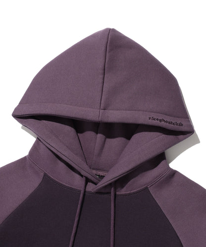 niceghostclub SHOOTING STAR LOGO HOODIE [PURPLE]