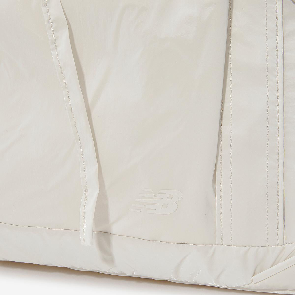 NB New Balance Glossy Ribbon Duffle Bag / White