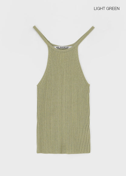 [韓國製造🇰🇷] Morina Linen Summer Halter Neck Knit / 3colors