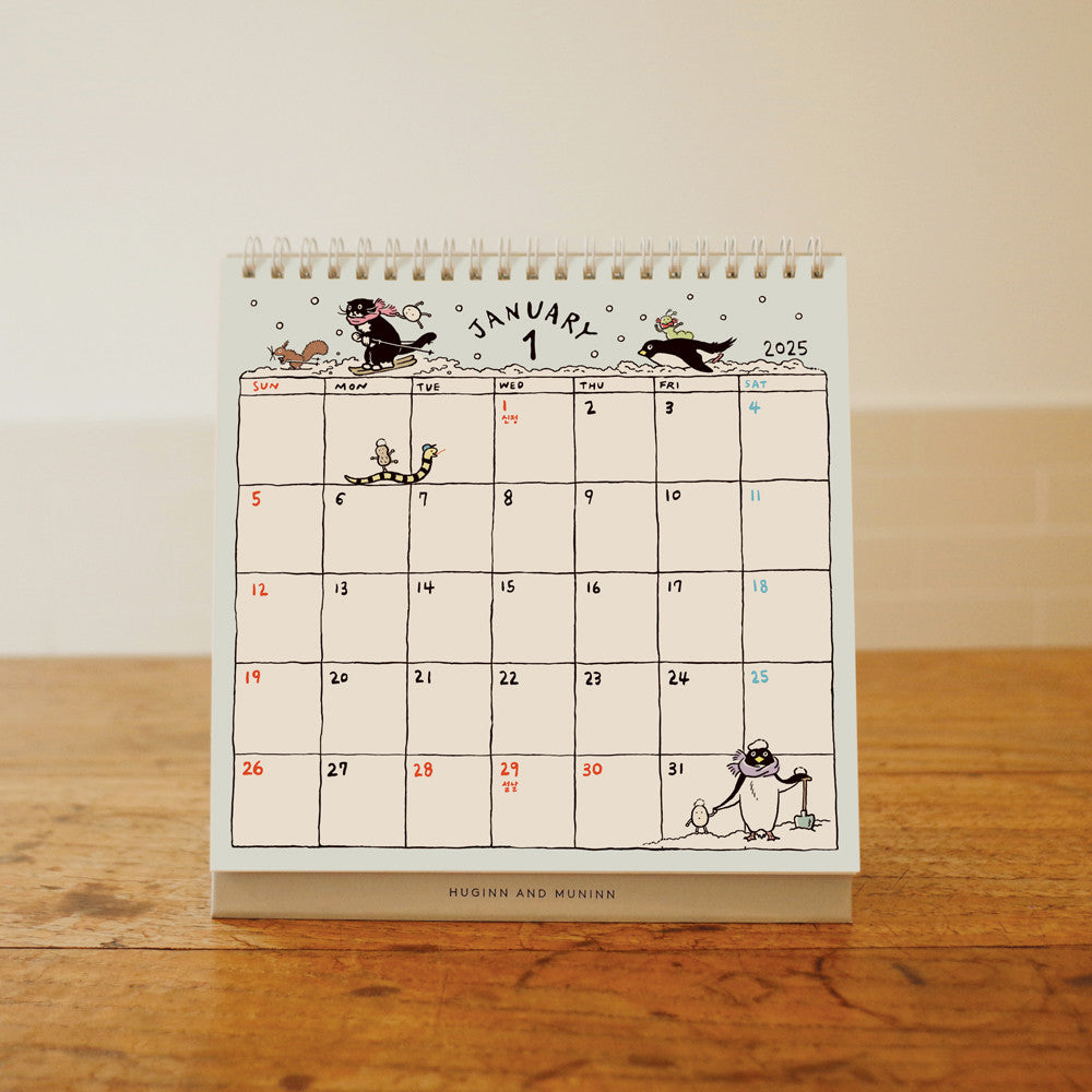 韓國文創 chocolateye 2025 desk calendar (by Yeonju Choi)