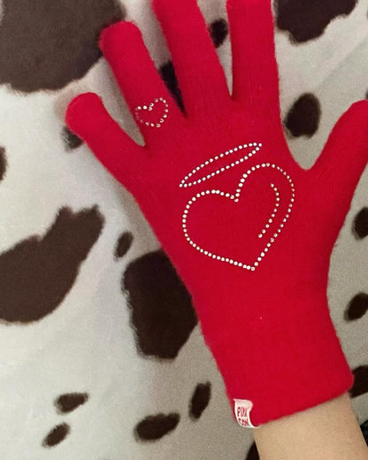 PINKCOWBAKERY Angel & Devil Gloves / Red