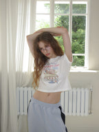 CAKE CROP T-SHIRT (WHITE)