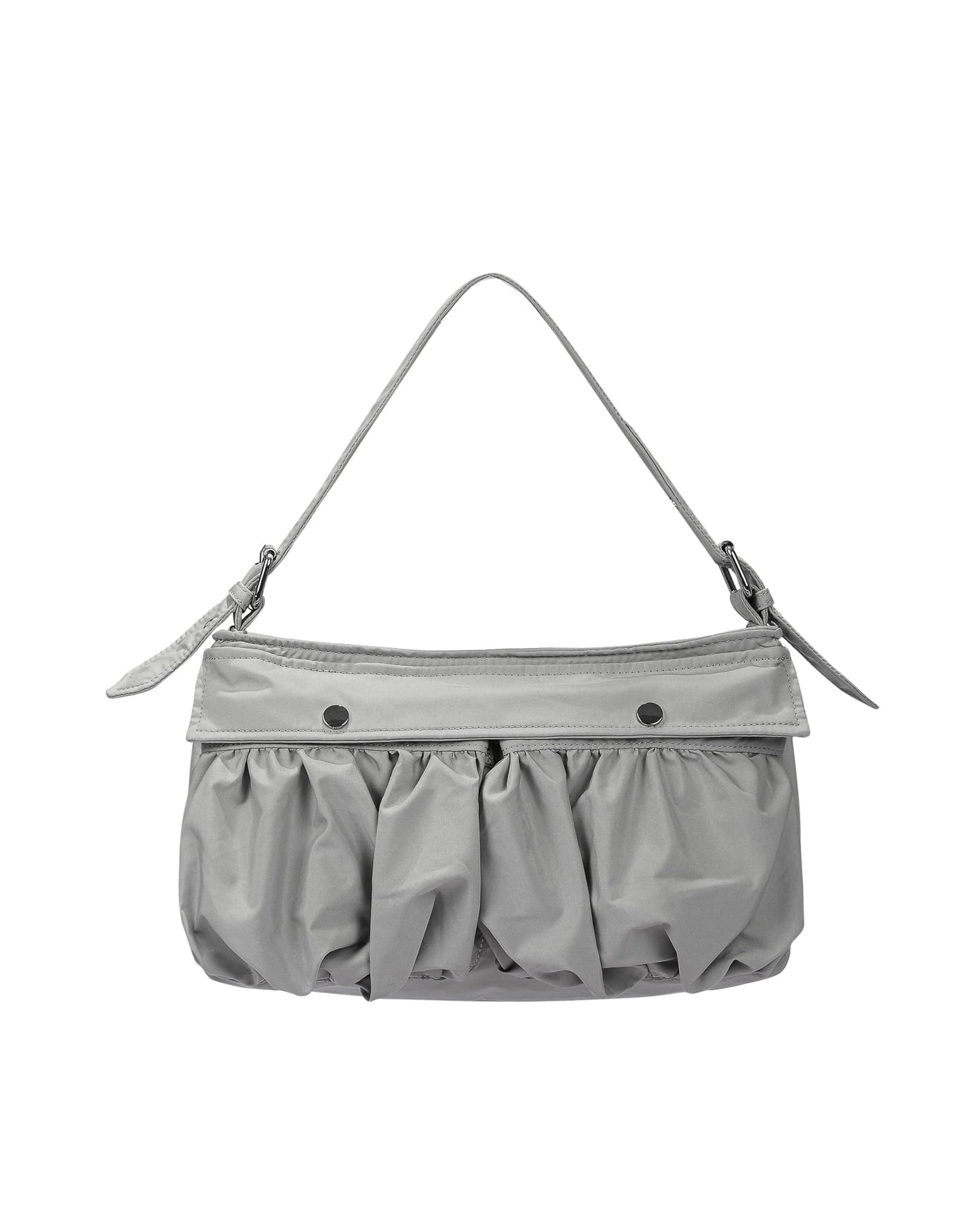 ccorie Cargo Two-pocket Shoulder Bag - grey