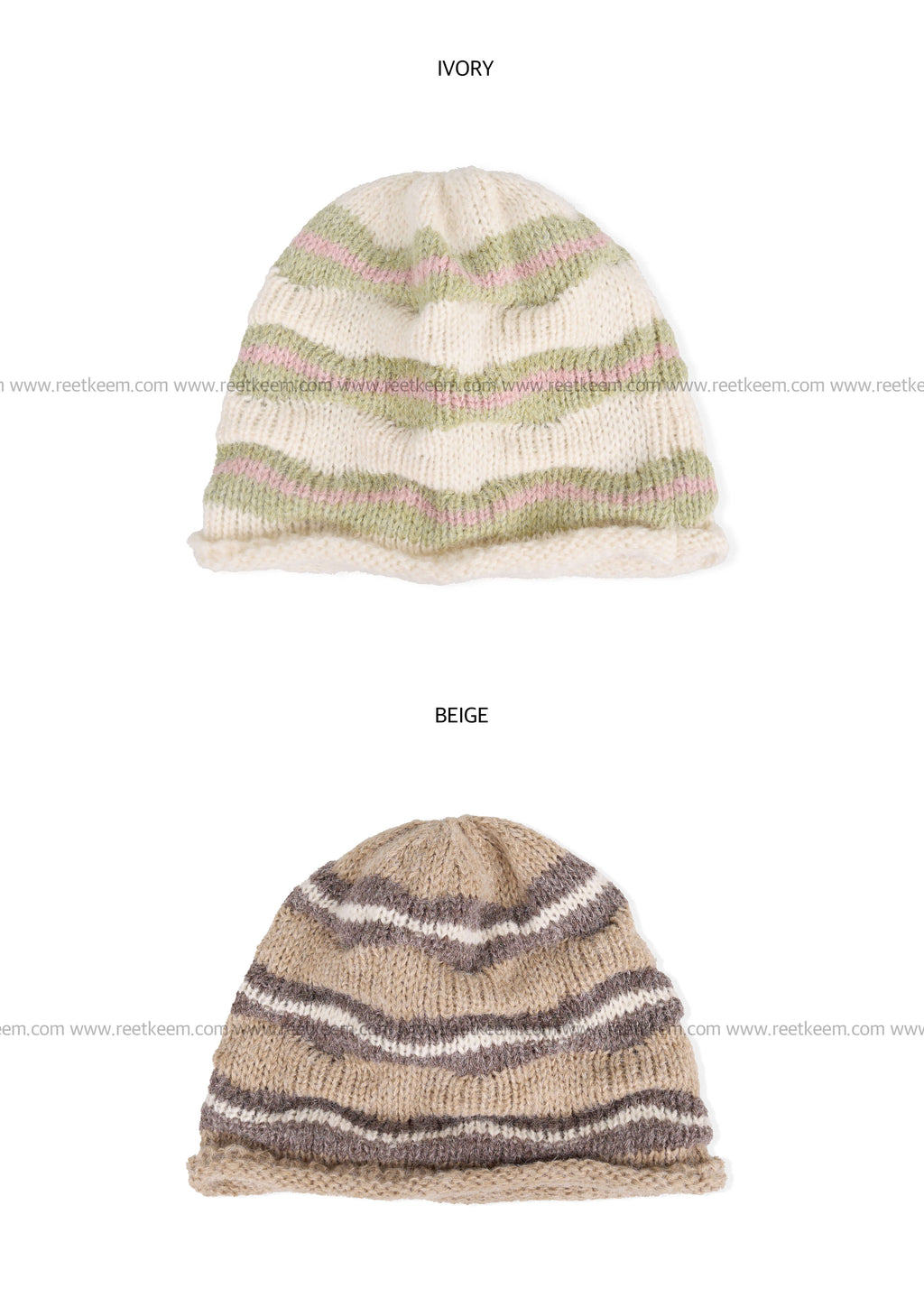 CREAM BEANIE